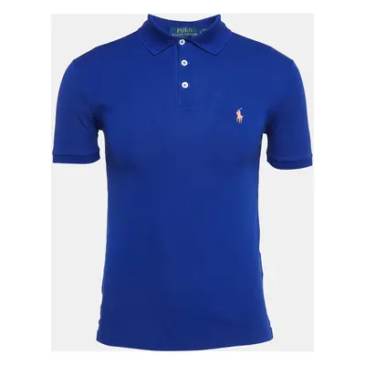 Polo Ralph Lauren Blue Cotton Pique Polo T-Shirt