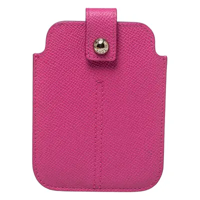 Tod's Pink Leather Phone Case