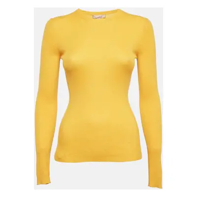 Michael Kors Lemon Yellow Cashmere Knit Jumper