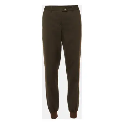 Moschino Cheap and Chic Brown Wool Joggers