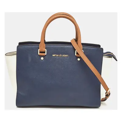 MICHAEL Michael Kors Tri Color Leather Selma Satchel