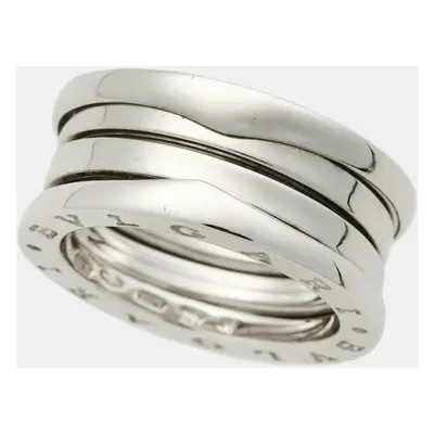 Bvlgari B.Zero1 3-Band 18K White Gold Ring EU