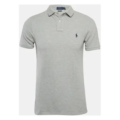 Polo Ralph Lauren Grey Cotton Slim Film Polo T-Shirt