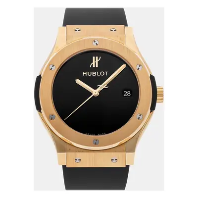 Hublot Black 18k Yellow Gold Classic Fusion 511.VX.1280.RX.MDM40 Automatic Men's Wristwatch mm