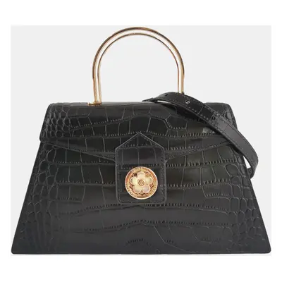 Charriol Black Leather Laetitia Crossbody