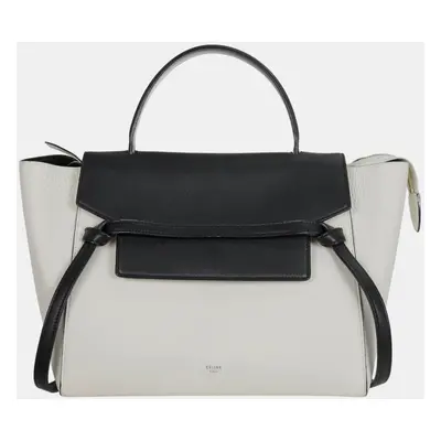 Celine Two-Tone Grained Calfskin Mini Belt Bag