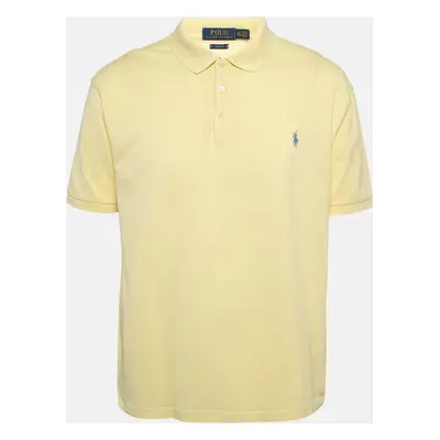 Polo Ralph Lauren Yellow Pique Knit Polo T-Shirt