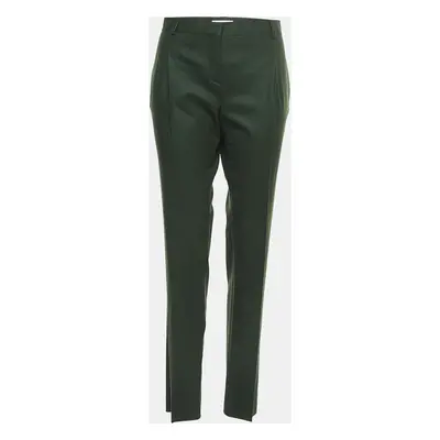 Valentino Green Wool Trousers