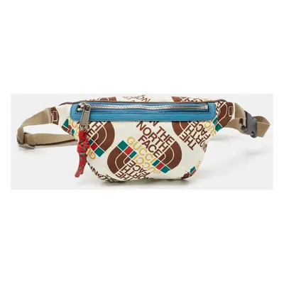 Gucci x The North Face Multicolor Print Nylon and Leather Belt Bag