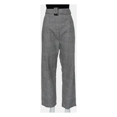 Ellery Monochrome Wool High Rise Kool Aid Belted Trousers