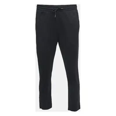 Boss By Hugo Boss Black Knit Drawstring Lounge Pants