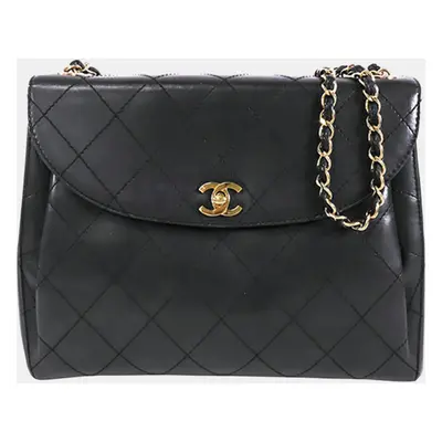 Chanel Quilted Lambskin Round Flap Bag