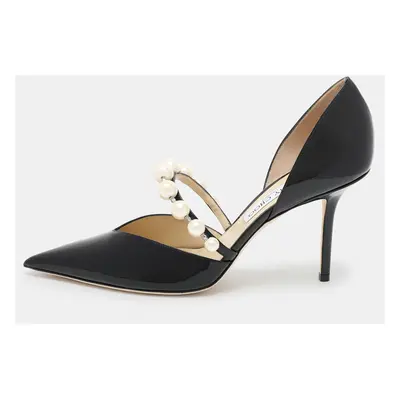 Jimmy Choo Black Patent Leather Aurelie Pumps