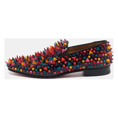 Christian Louboutin Multicolor Patent Dandy Pik Pik Loafers Size