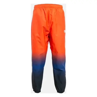 Polo Ralph Lauren Orange Polo Print Synthetic Track Pants