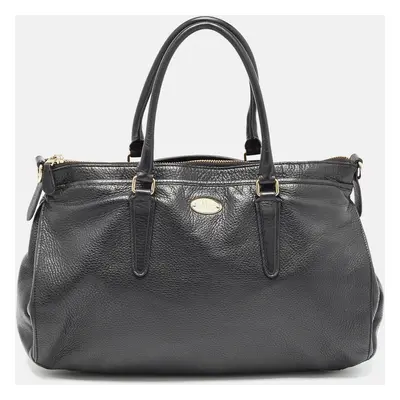 Coach Black Leather Morgan Tote