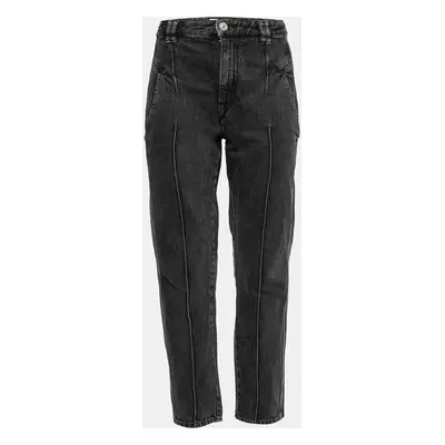 Isabel Marant Etoile Grey Distressed Denim Jeans Waist 32"