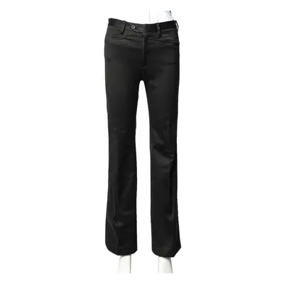 Joseph Vintage Black Cotton Flared Leg Pants