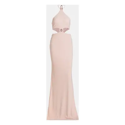 Alice + Olivia Pink Jersey Marguerite Cut-Out Maxi Dress