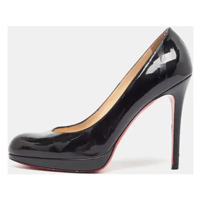 Christian Louboutin Black Patent Leather New Simple Pumps Size