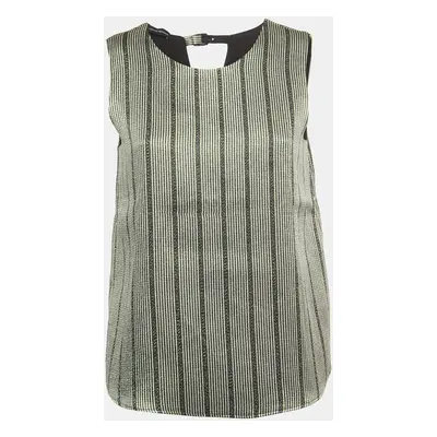 Emporio Armani Multicolor Lurex Knit Sleeveless Top