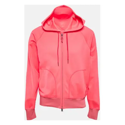 Tom Ford Neon Pink Jersey Zip-Up Hoodie Jacket