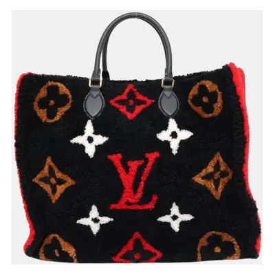 Louis Vuitton Noir/Red Monogram / Teddy Onthego Size GM