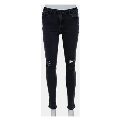 Black Orchid Black Denim Distressed Skinny Jude Jeans