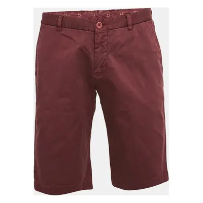 Etro Burgundy Cotton Shorts