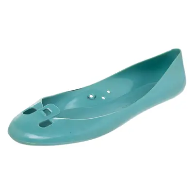 Marc Jacobs Blue Rubber Ballet Flats Size