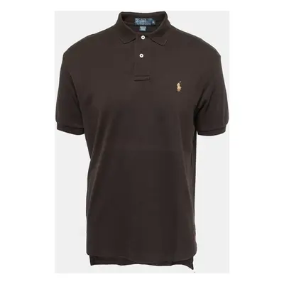 Polo Ralph Lauren Brown Cotton Polo T-Shirt