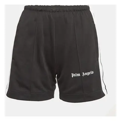 Palm Angels Black Side-Strip Jersey Short