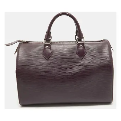 Louis Vuitton Cassis Epi Leather Speedy Bag