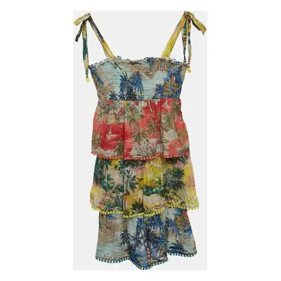 Zimmermann Multicolor Printed Cotton Tiered Dress (10 Yrs)