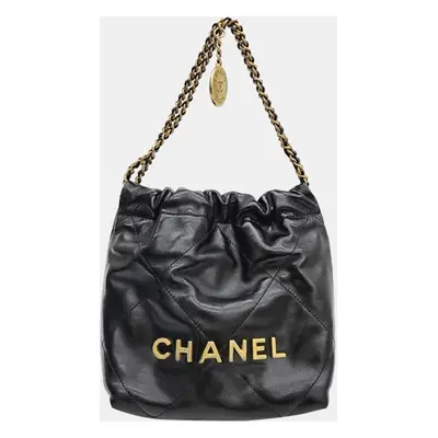 Chanel Black Leather Mini Bag