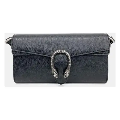 Gucci Black Leather Dionysus Small Shoulder Bag