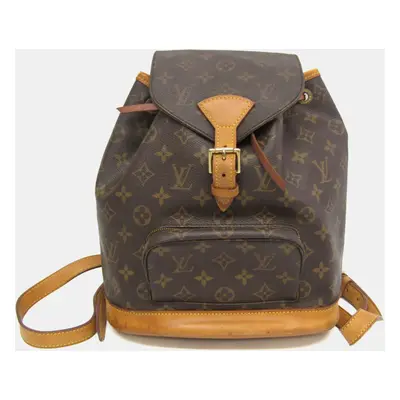 Louis Vuitton Brown Canvas MM Montsouris Backpack