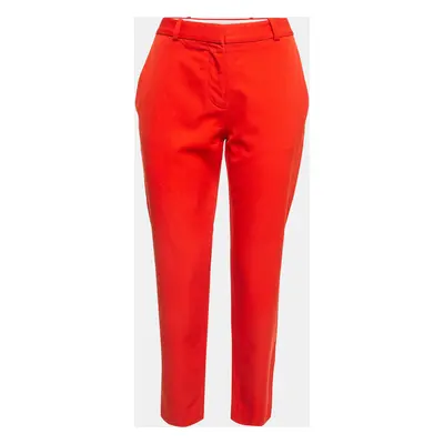 Stella McCartney Red Wool Slim Fit Trousers