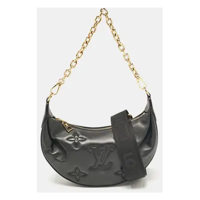 Louis Vuitton Black Monogram Leather Over The Moon Bag