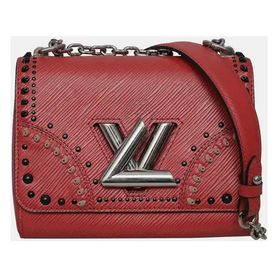 Louis Vuitton Red Epi Leather Stud Twist PM Crossbody bag