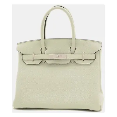 Hermes Greeneve Togo Birkin Handbag