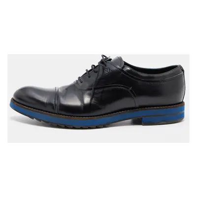 Louis Vuitton Black Leather Lace Up Oxfords Size 42.5