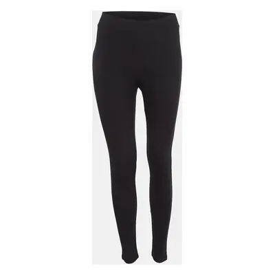 Theory Black Knit Slim Fit Leggings