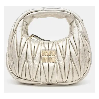 Miu Miu Wander Matrace Hobo Bag Mini