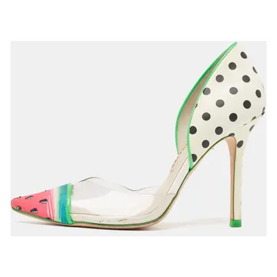 Sophia Webster Multicolor PVC and Patent Leather Jessica Watermelon Pumps Size