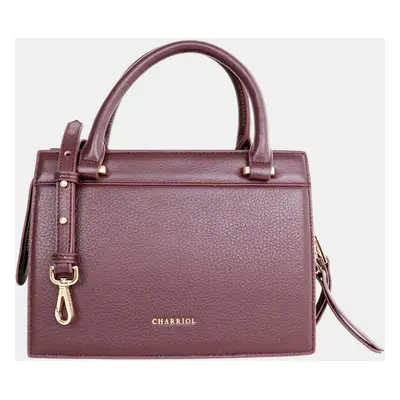 Charriol chocolate Leather Forever Handbag