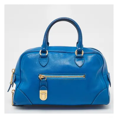 Marc Jacobs Blue Leather The Venetia Satchel