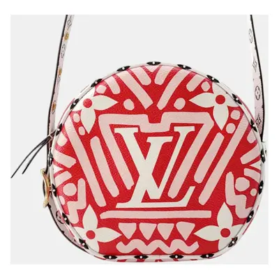 Louis Vuitton Red Monogram LV Crafty Boite Chapeau Soupour Giant