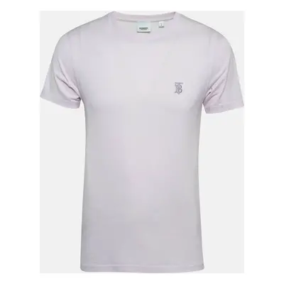 Burberry Light Purple Cotton Jersey T-Shirt