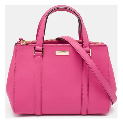 Kate Spade Pink Leather Newberry Lane Loden Tote